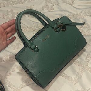 Nine West Elegant Green Satchel